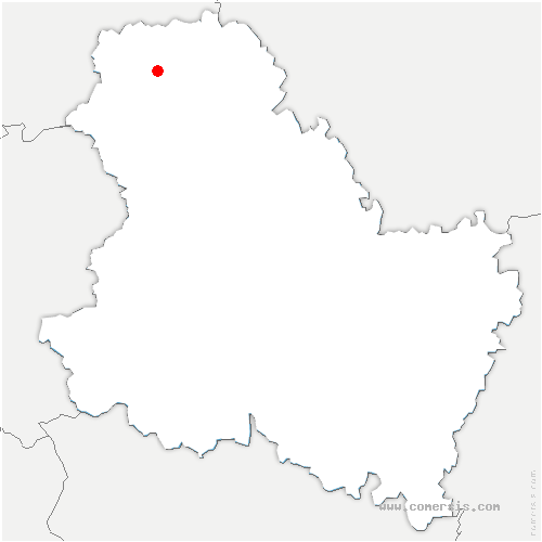 carte de localisation de Pont-sur-Yonne