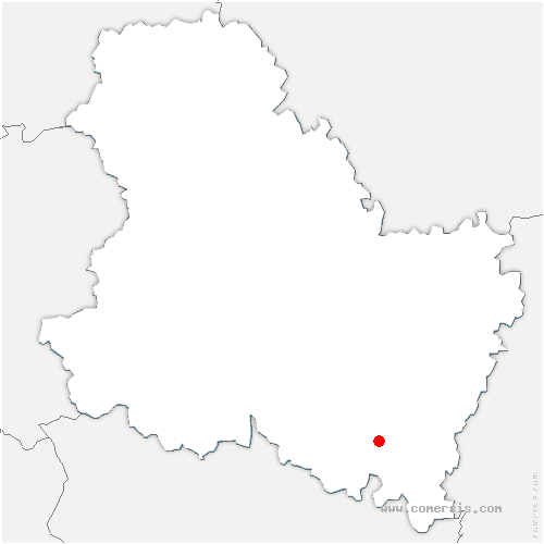 carte de localisation de Pontaubert