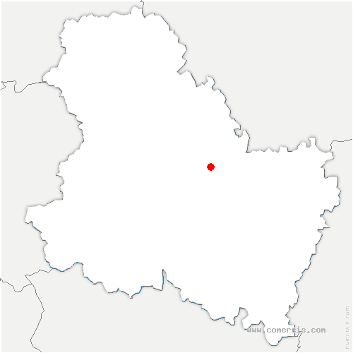 carte de localisation de Pontigny