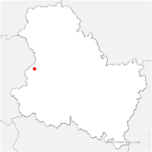 carte de localisation de Prunoy