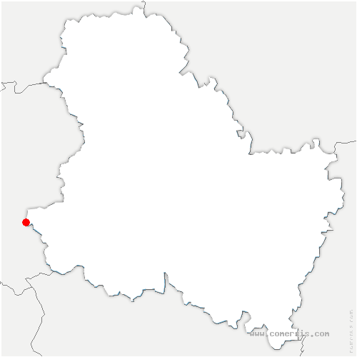 carte de localisation de Rogny-les-Sept-Écluses