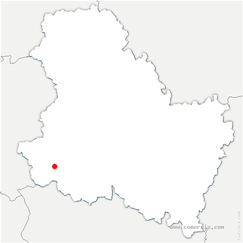 carte de localisation de Ronchères