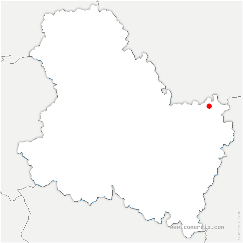 carte de localisation de Rugny