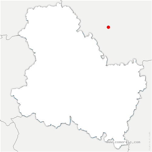 carte de localisation de Saint-André-en-Morvan