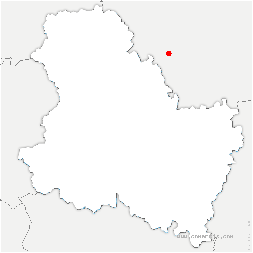 carte de localisation de Saint-Aubin-des-Chaumes