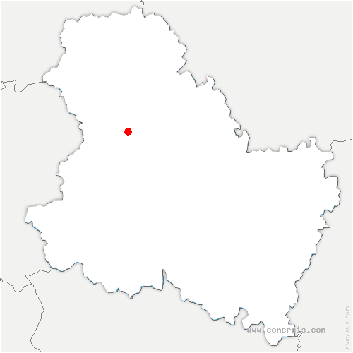 carte de localisation de Saint-Aubin-sur-Yonne