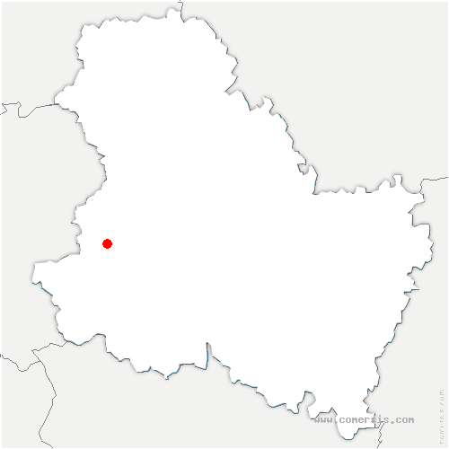 carte de localisation de Saint-Denis-sur-Ouanne
