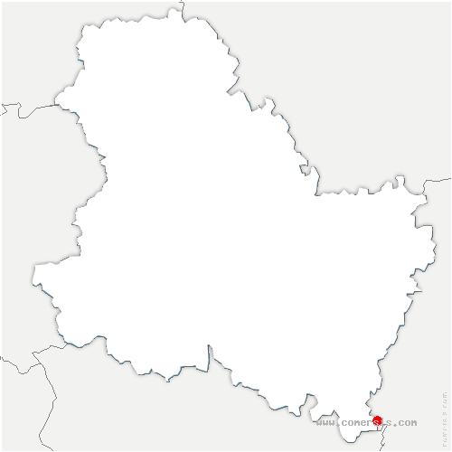 carte de localisation de Saint-Léger-Vauban