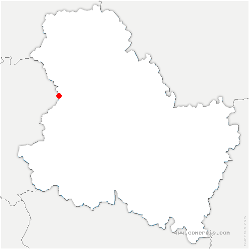 carte de localisation de Saint-Loup-d'Ordon