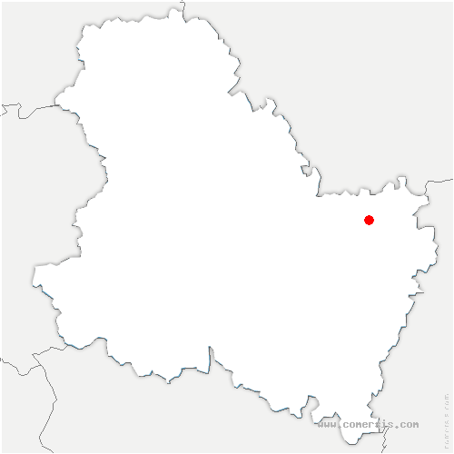 carte de localisation de Saint-Martin-sur-Armançon