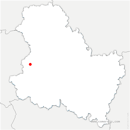 carte de localisation de Saint-Martin-sur-Ouanne