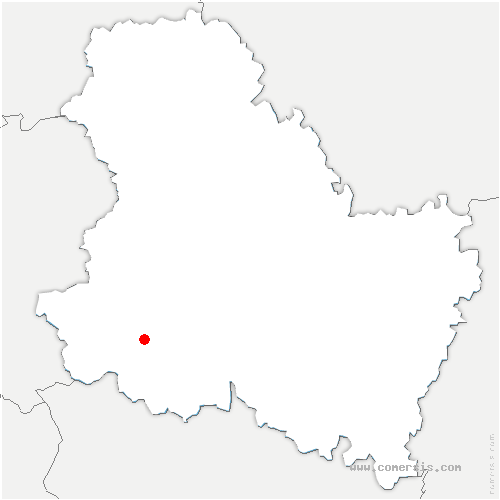 carte de localisation de Saint-Sauveur-en-Puisaye