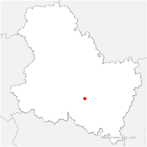 carte de localisation de Sainte-Pallaye