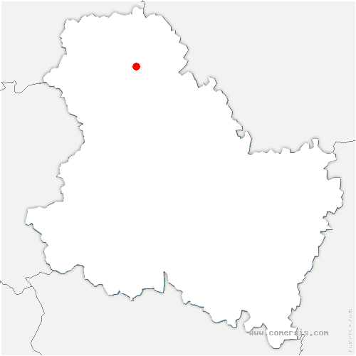 carte de localisation de Saligny