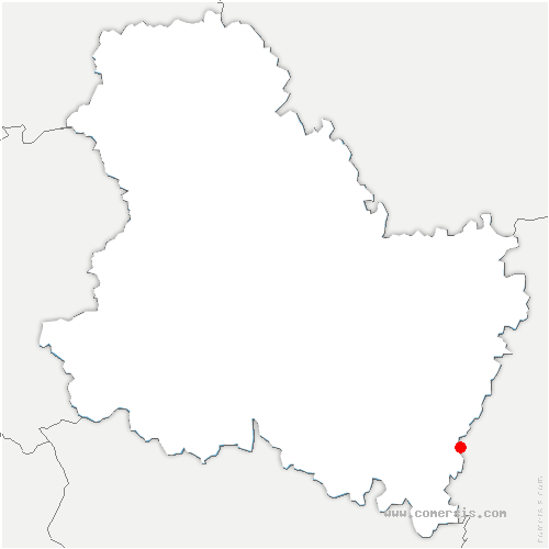carte de localisation de Sauvigny-le-Beuréal