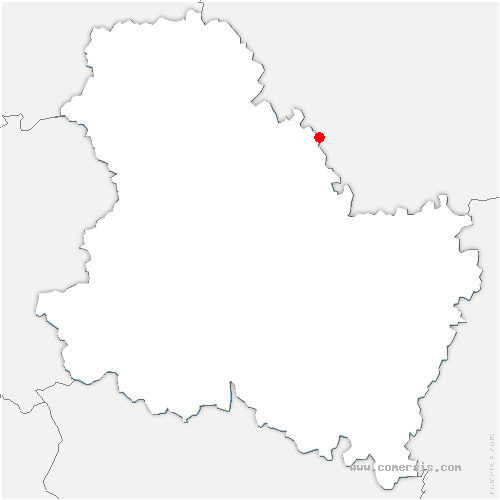 carte de localisation de Sormery