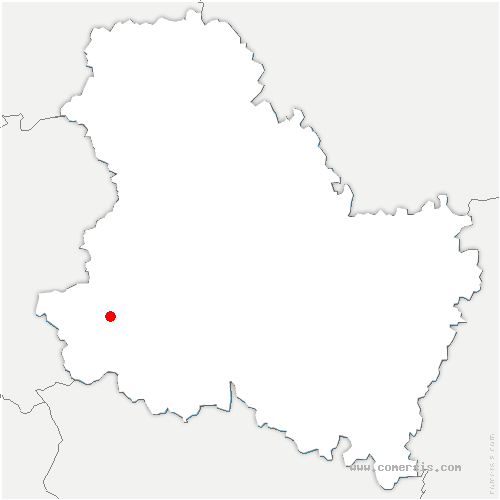 carte de localisation de Tannerre-en-Puisaye