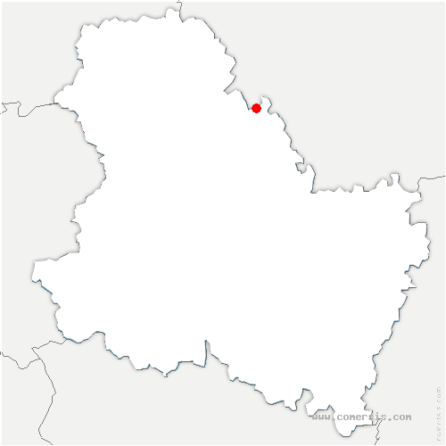carte de localisation de Teigny