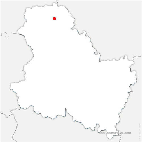 carte de localisation de Thorigny-sur-Oreuse