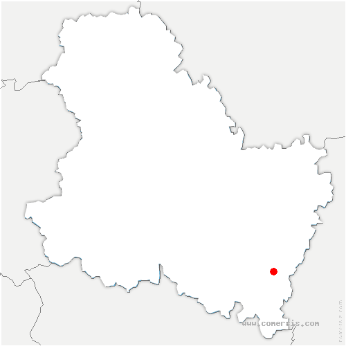 carte de localisation de Trévilly