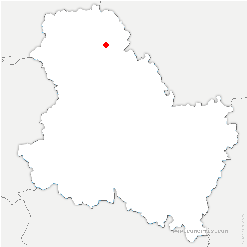 carte de localisation de Trucy-l'Orgueilleux