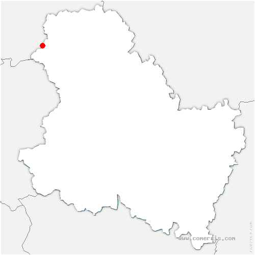 carte de localisation de Vallery