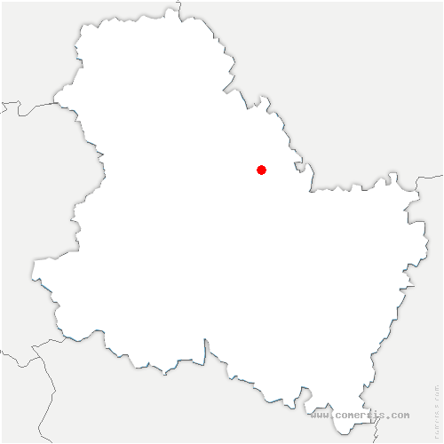 carte de localisation de Vergigny