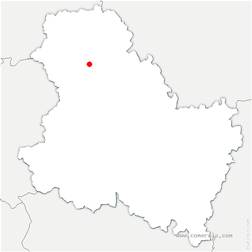 carte de localisation de Véron