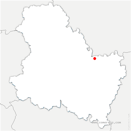 carte de localisation de Vézinnes