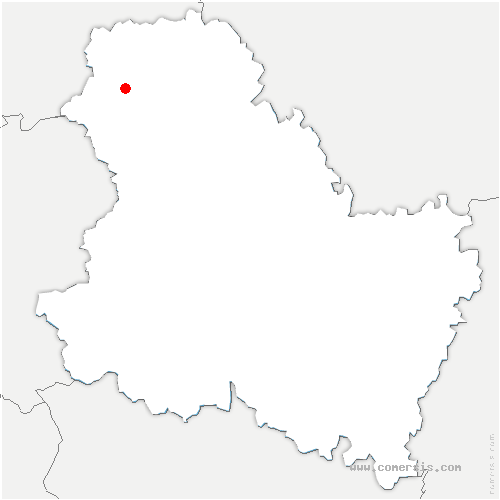 carte de localisation de Villebougis