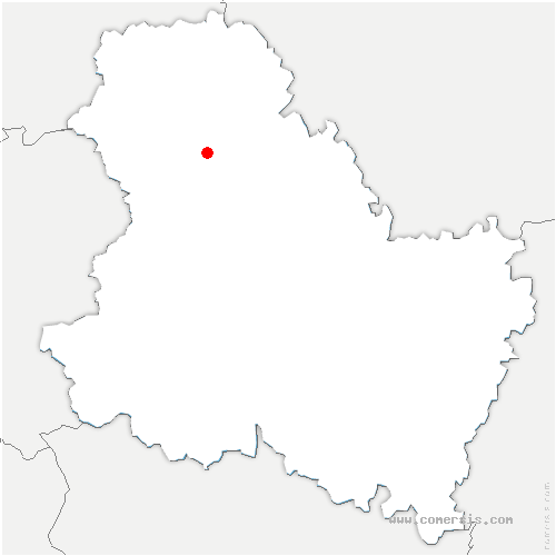 carte de localisation de Villeneuve-sur-Yonne