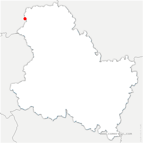 carte de localisation de Villethierry