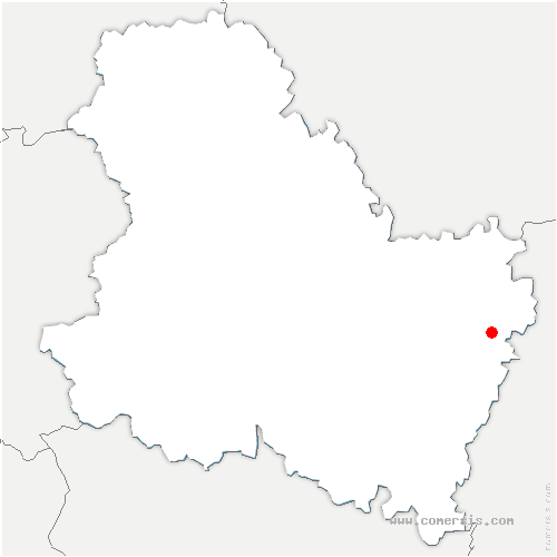carte de localisation de Villiers-les-Hauts