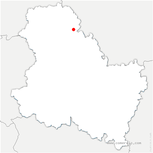 carte de localisation de Villiers-sur-Yonne