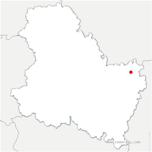 carte de localisation de Villon