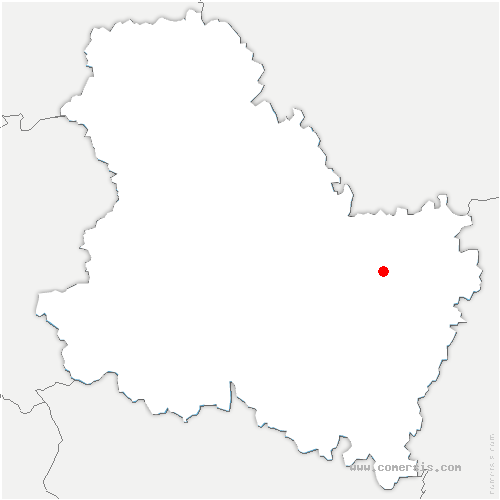 carte de localisation de Vireaux