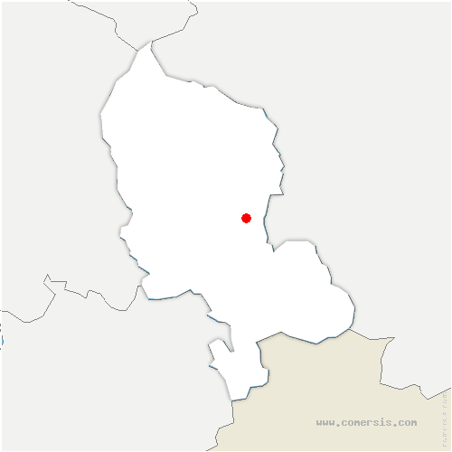 carte de localisation de Cunelières