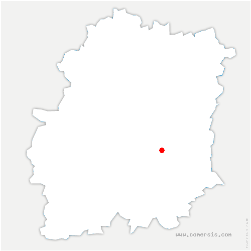 carte de localisation de Cerny