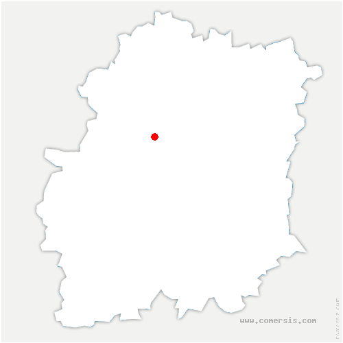 carte de localisation de Châtres