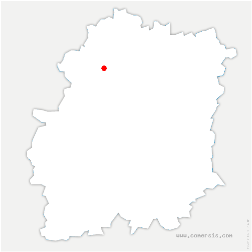 carte de localisation de Chessy