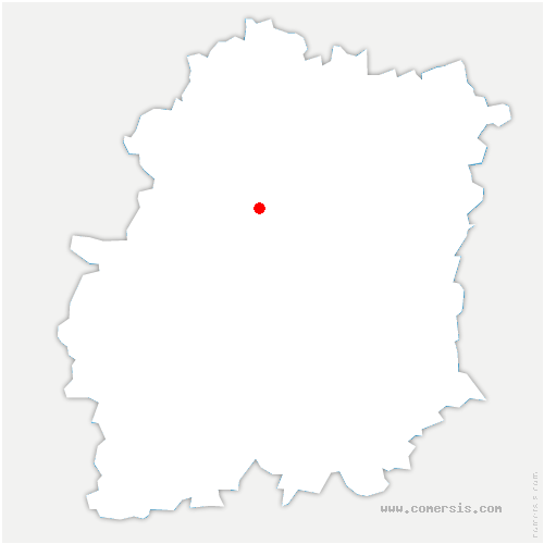 carte de localisation de Crèvecœur-en-Brie