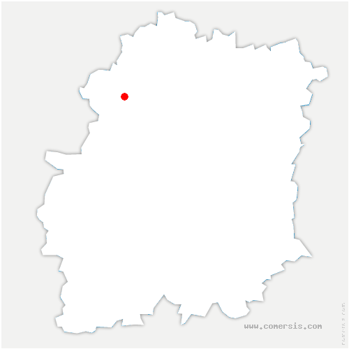 carte de localisation de Guermantes