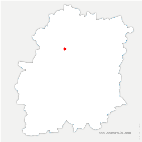 carte de localisation de la Houssaye-en-Brie