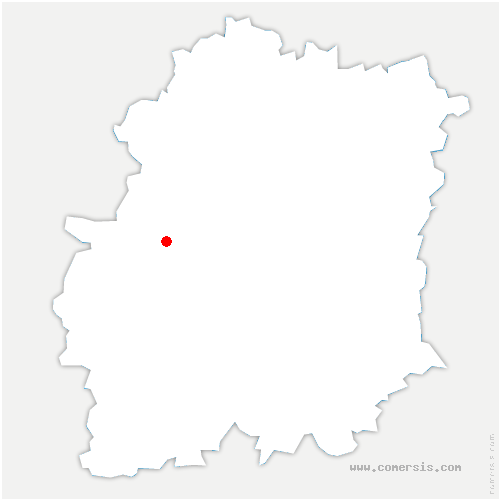 carte de localisation de Limoges-Fourches