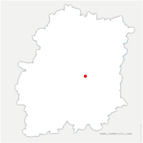 carte de localisation du Mesnil-Saint-Denis