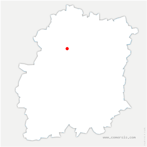 carte de localisation de Neufmoutiers-en-Brie