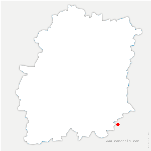 carte de localisation de Périgny