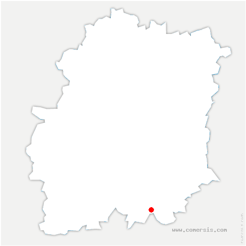 carte de localisation de Saint-Martin-de-Bréthencourt