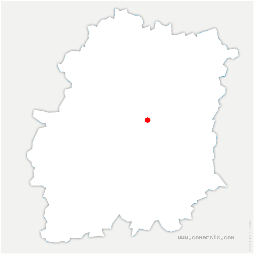 carte de localisation de Saint-Vrain