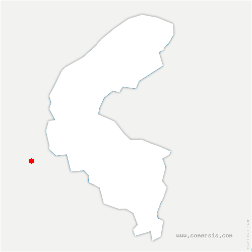 carte de localisation d'Authon-la-Plaine